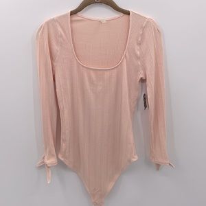 Free People Move On Bodysuit Size Medium Mooncake